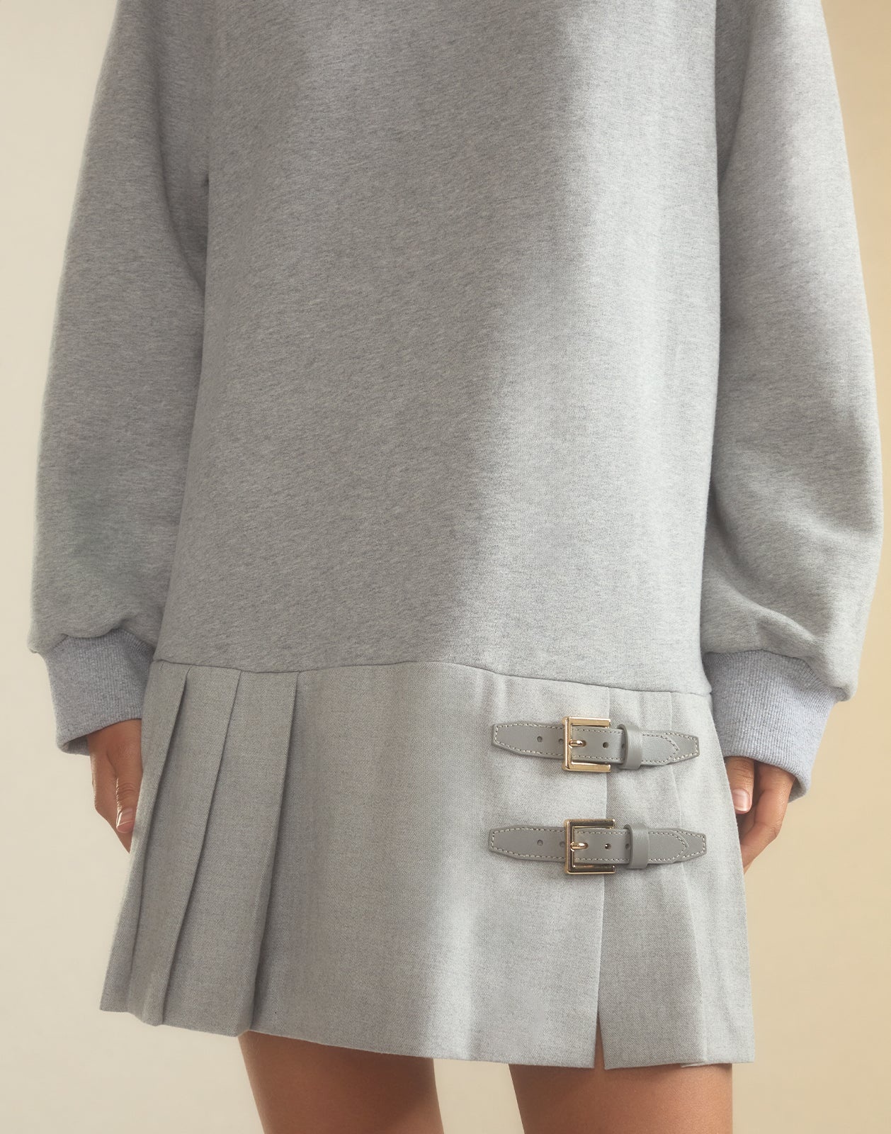 Preston Pleated Sweatshirt Dress - 3