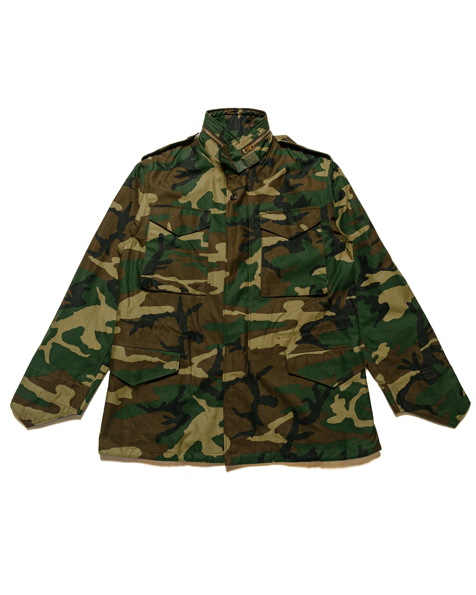 MJ23113 Coat, Man's, Field, M-65 / Woodland Olive - 1
