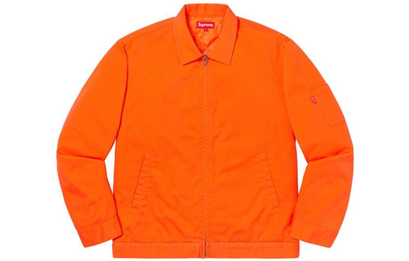 Supreme FW19 Week 2 Cop Car Embroidered Work Jacket SUP-FW19-312 - 1