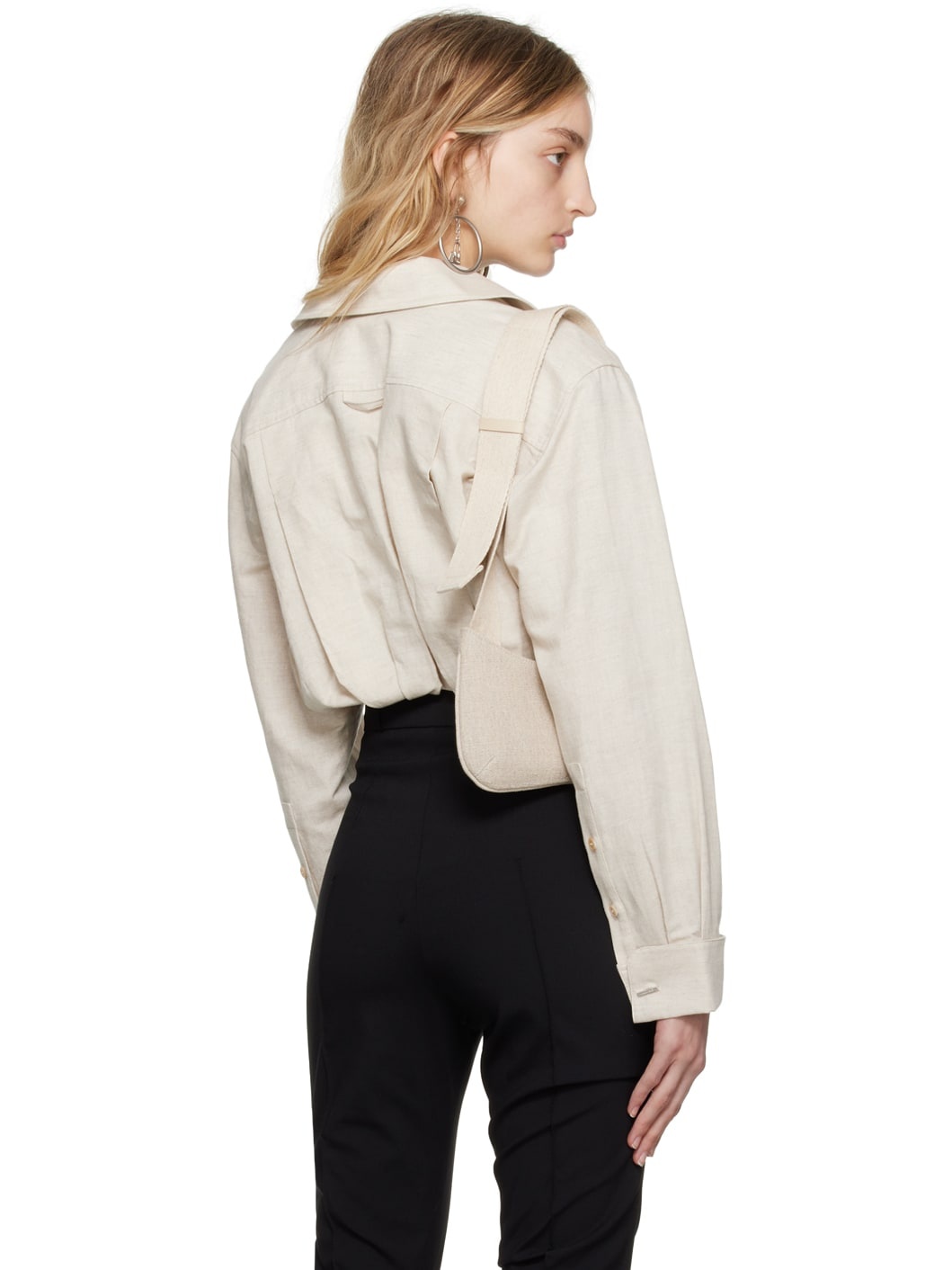 Beige Le Raphia 'La Chemise Machou' Shirt - 3