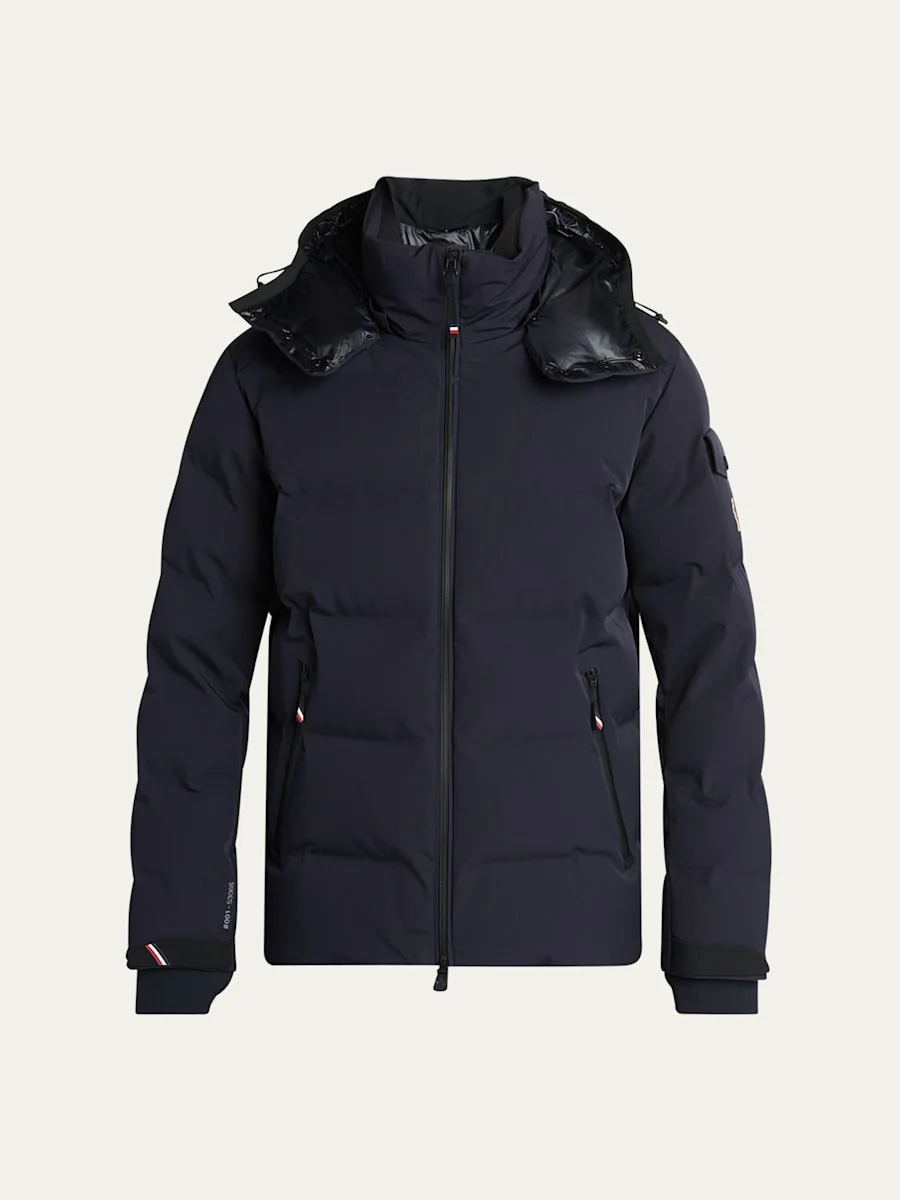 Men's Stretch Nylon Montgetech Puffer Jacket - 1