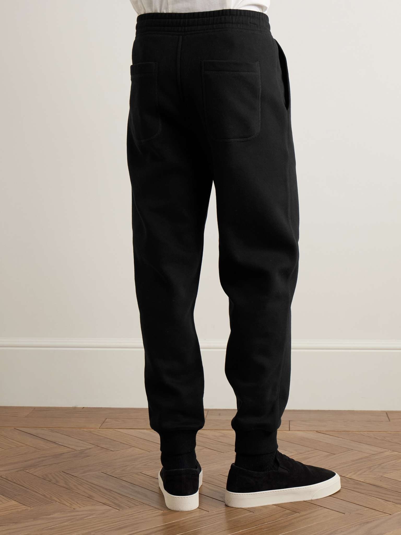 Tapered Cotton-Blend Jersey Sweatpants - 4
