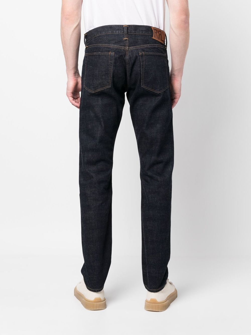 slim-cut five-pocket jeans - 4