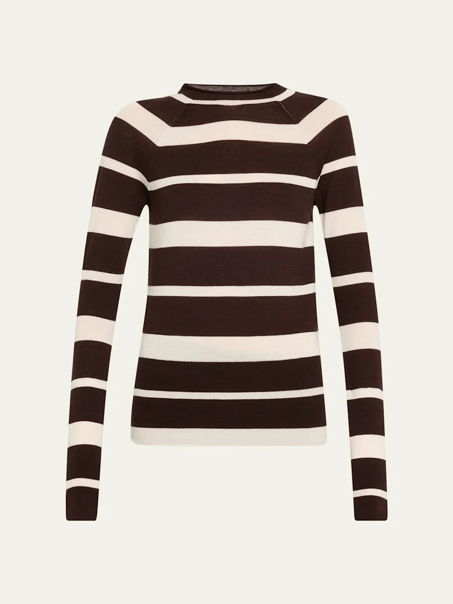 Gia Stripe Superfine Merino Wool Top - 1