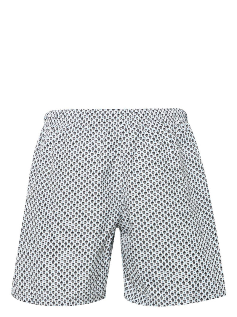 Alexander McQueen skull-print swim shorts outlook