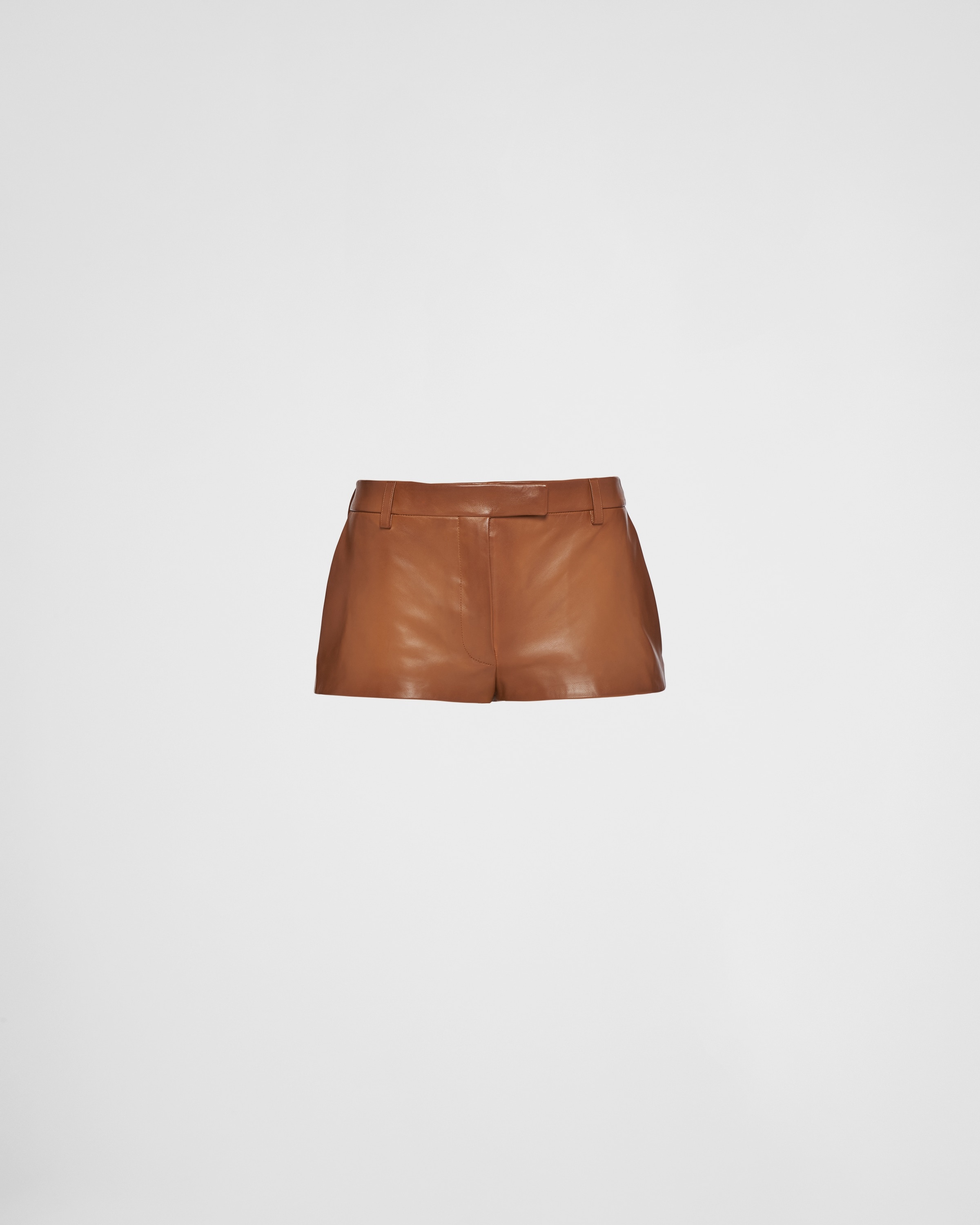 Nappa leather shorts - 1