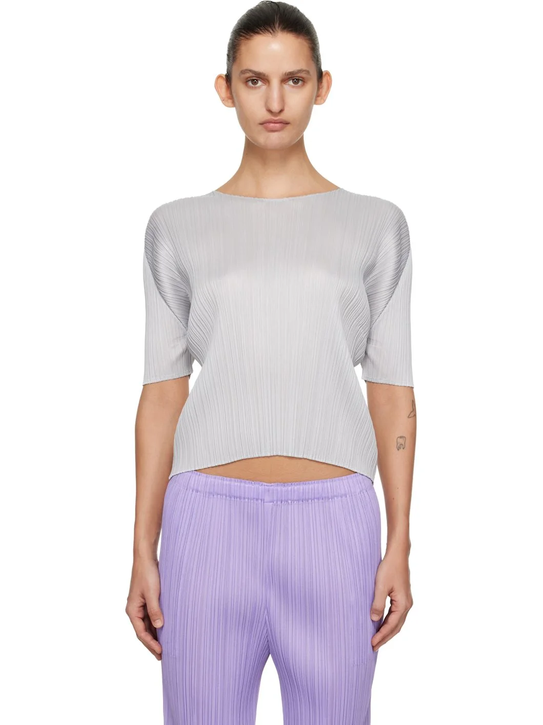 Gray Monthly Colors April T-shirt - 1