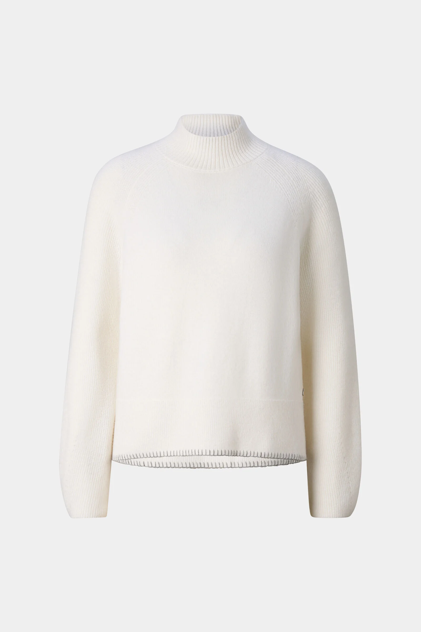 Lena Virgin Wool Pullover in Off-White - 1
