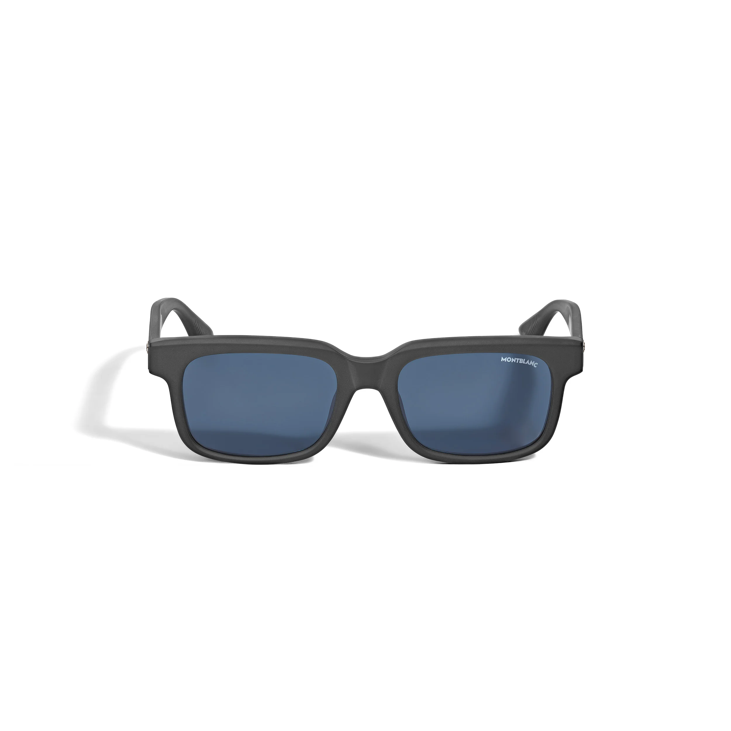 SQUARED SUNGLASSES WITH BLACK COLOURED ACETATE FRAME - 1