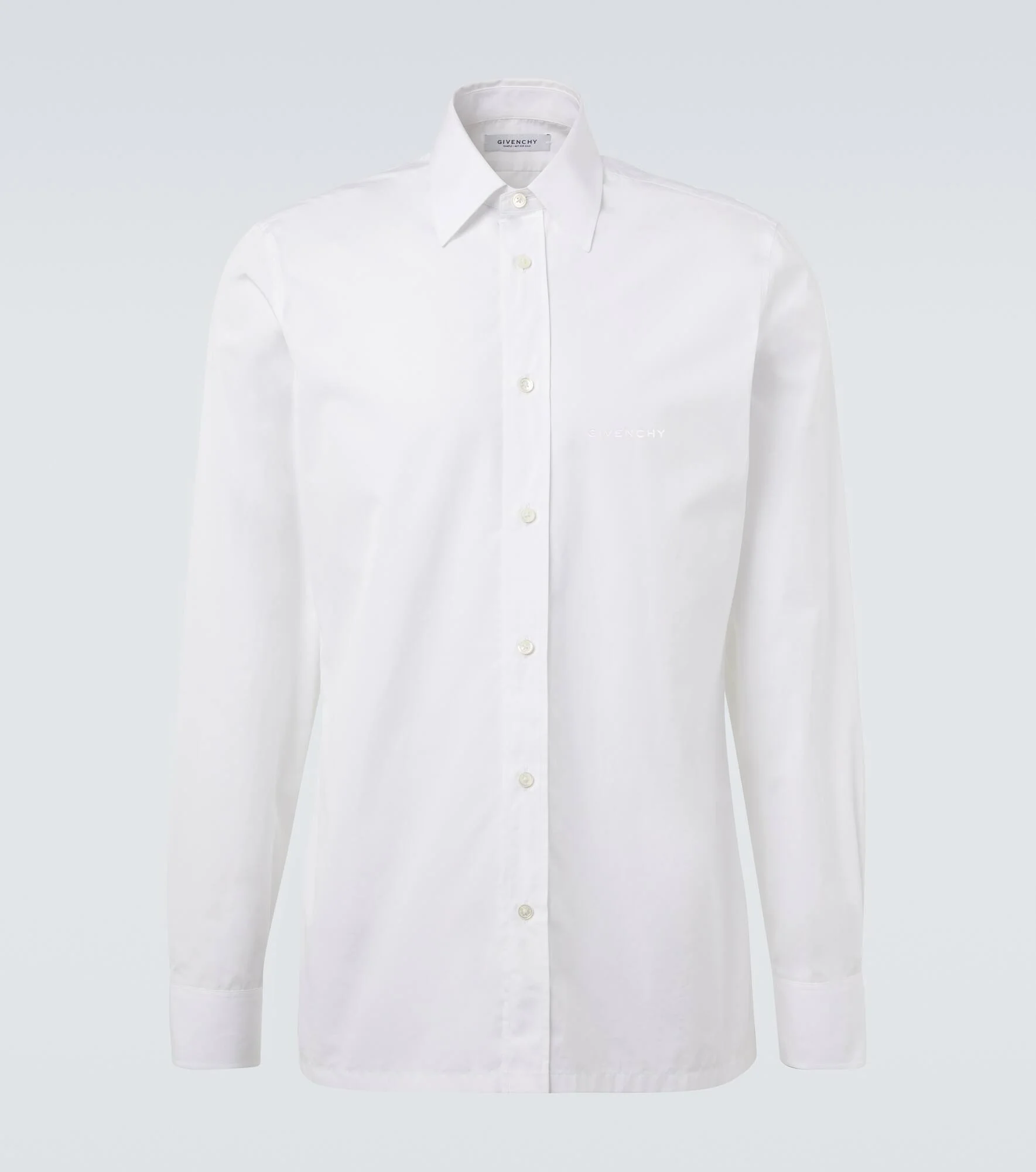 Cotton poplin shirt - 1