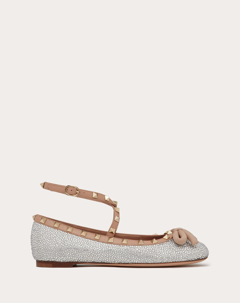 ROCKSTUD BALLERINA WITH CRYSTALS - 1