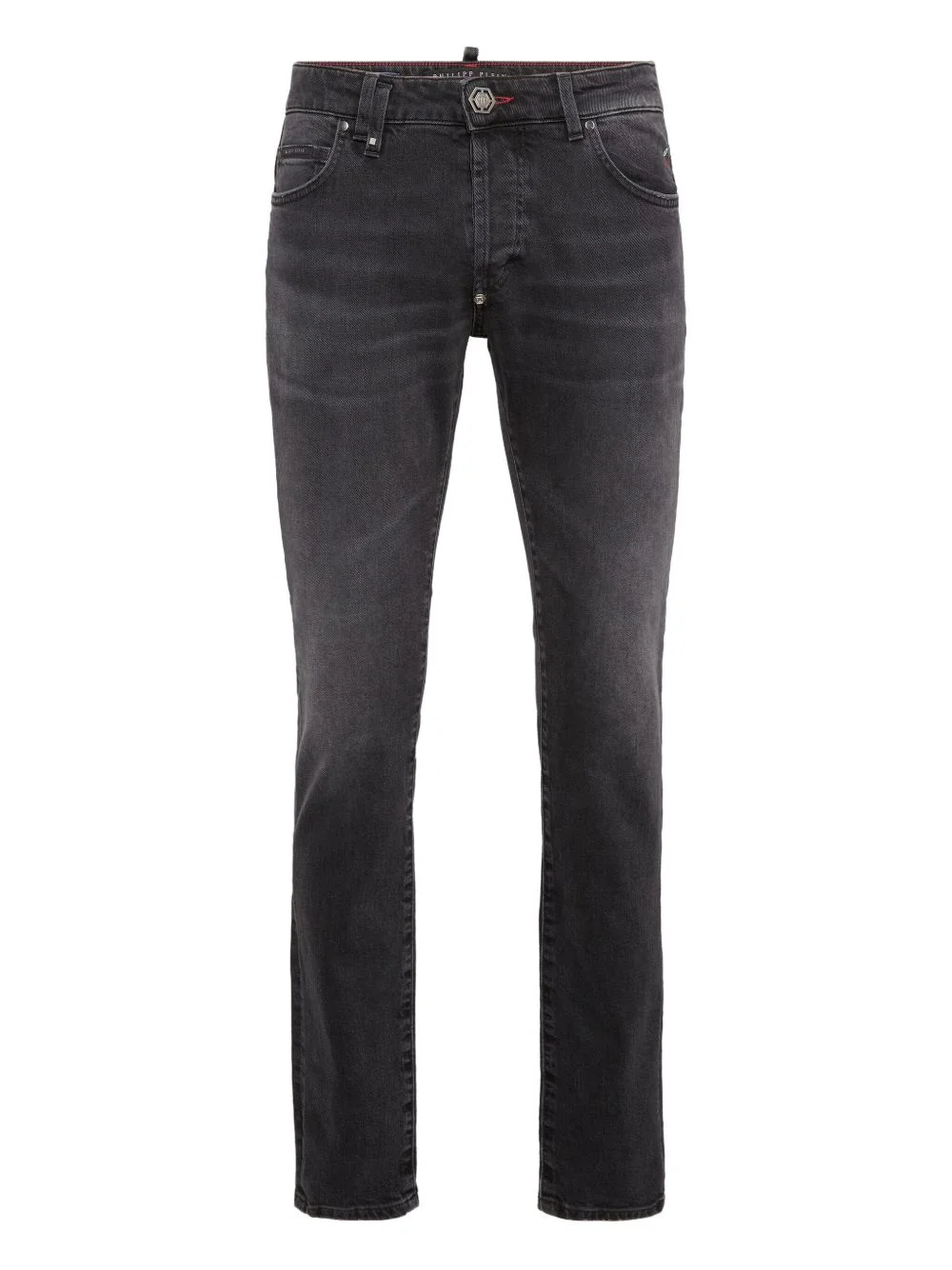 monogram-skull jeans - 1