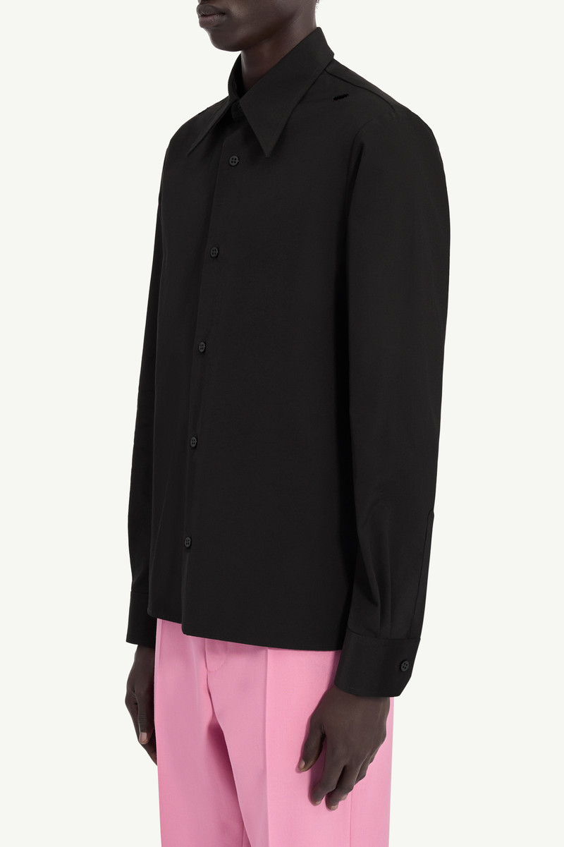 Pattern Hole Tailored Shirt 4