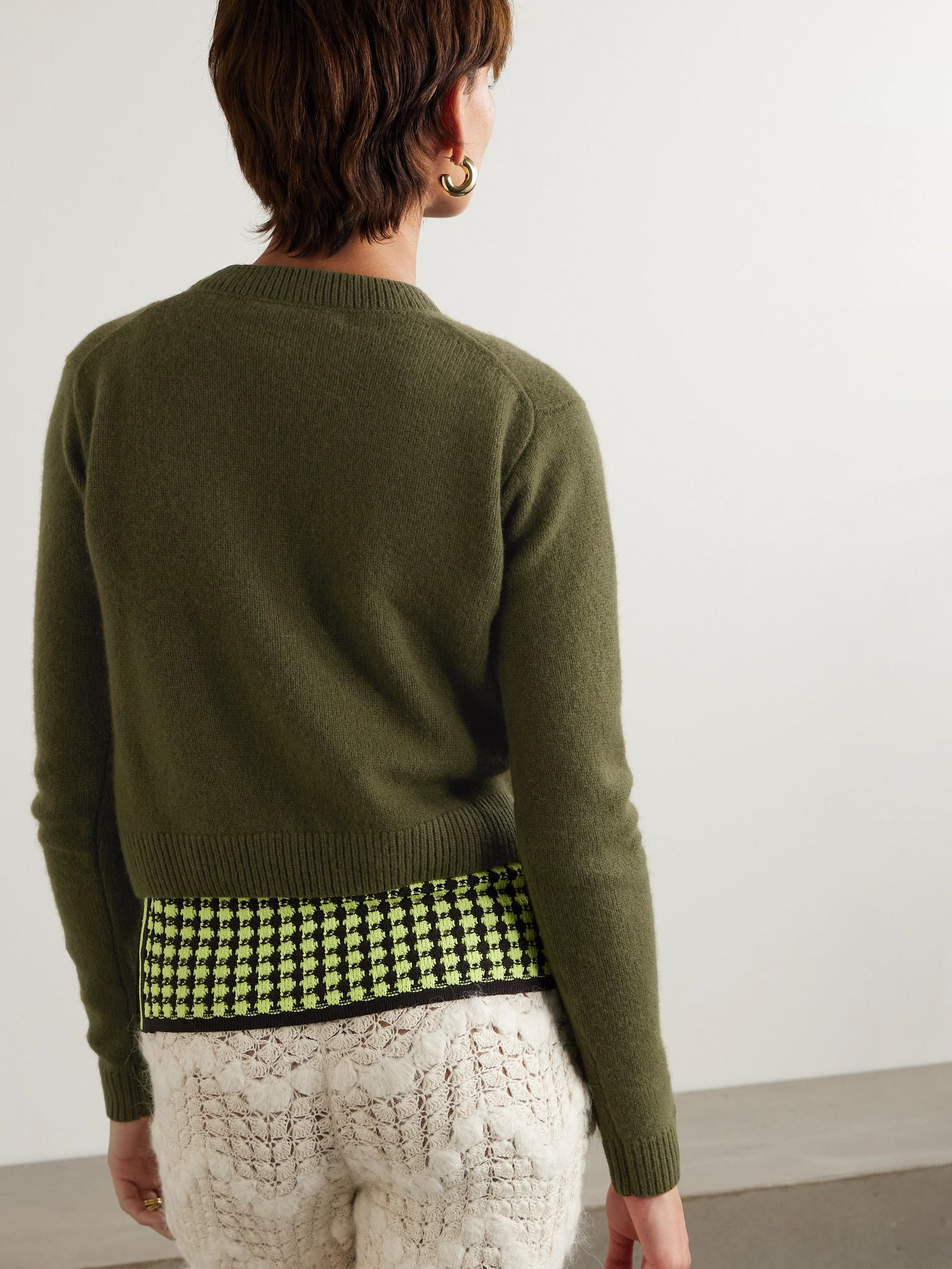 Cashmere sweater Green - 3