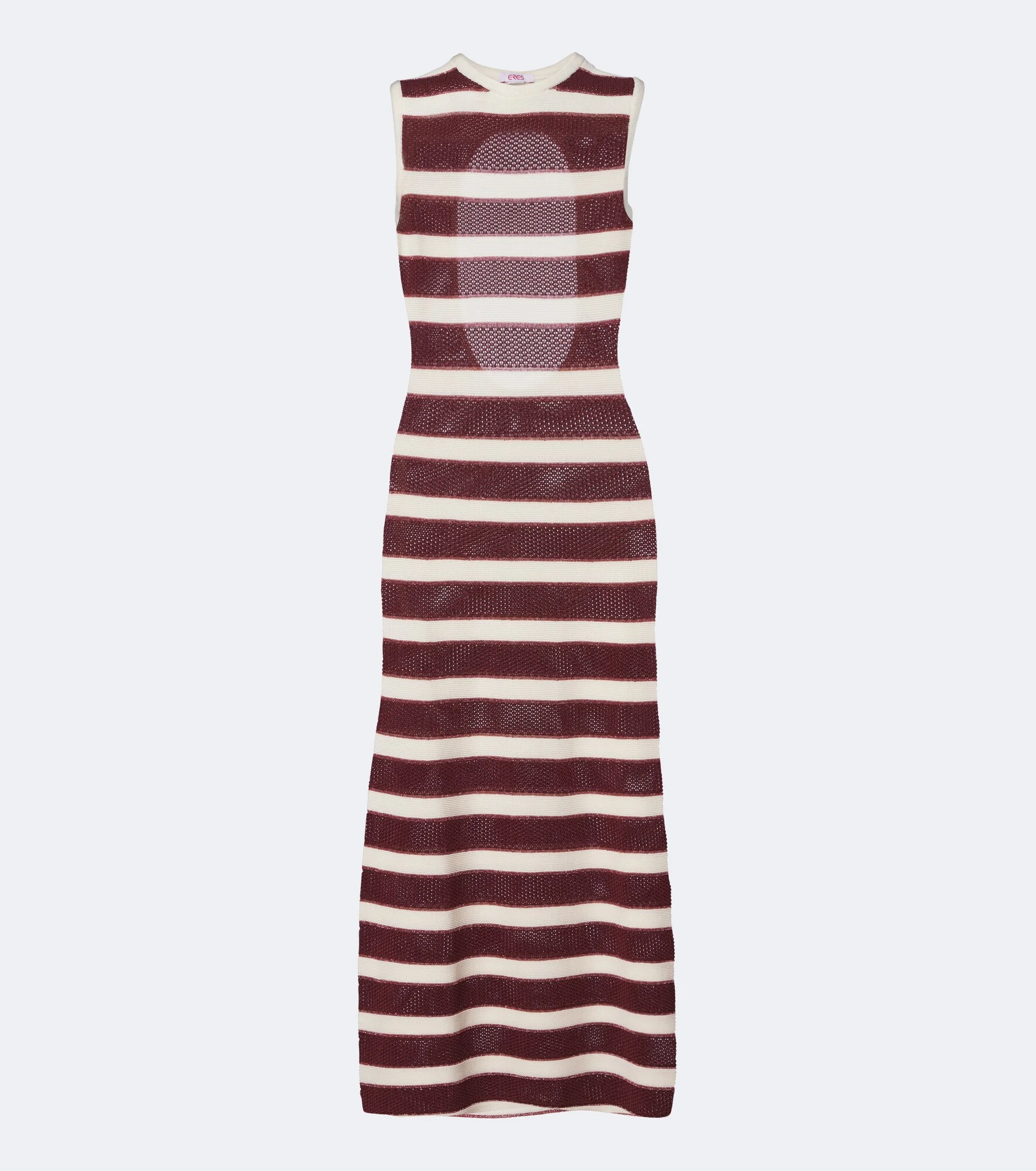 Régulière striped cotton-blend midi dress - 1
