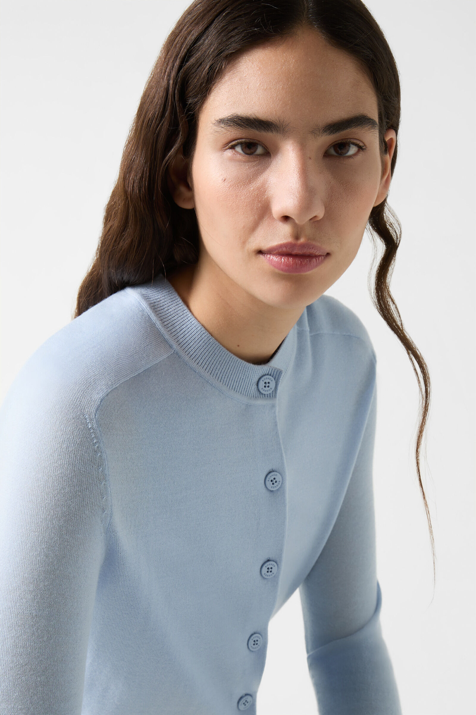 Ilma Cardigan in Light blue - 4