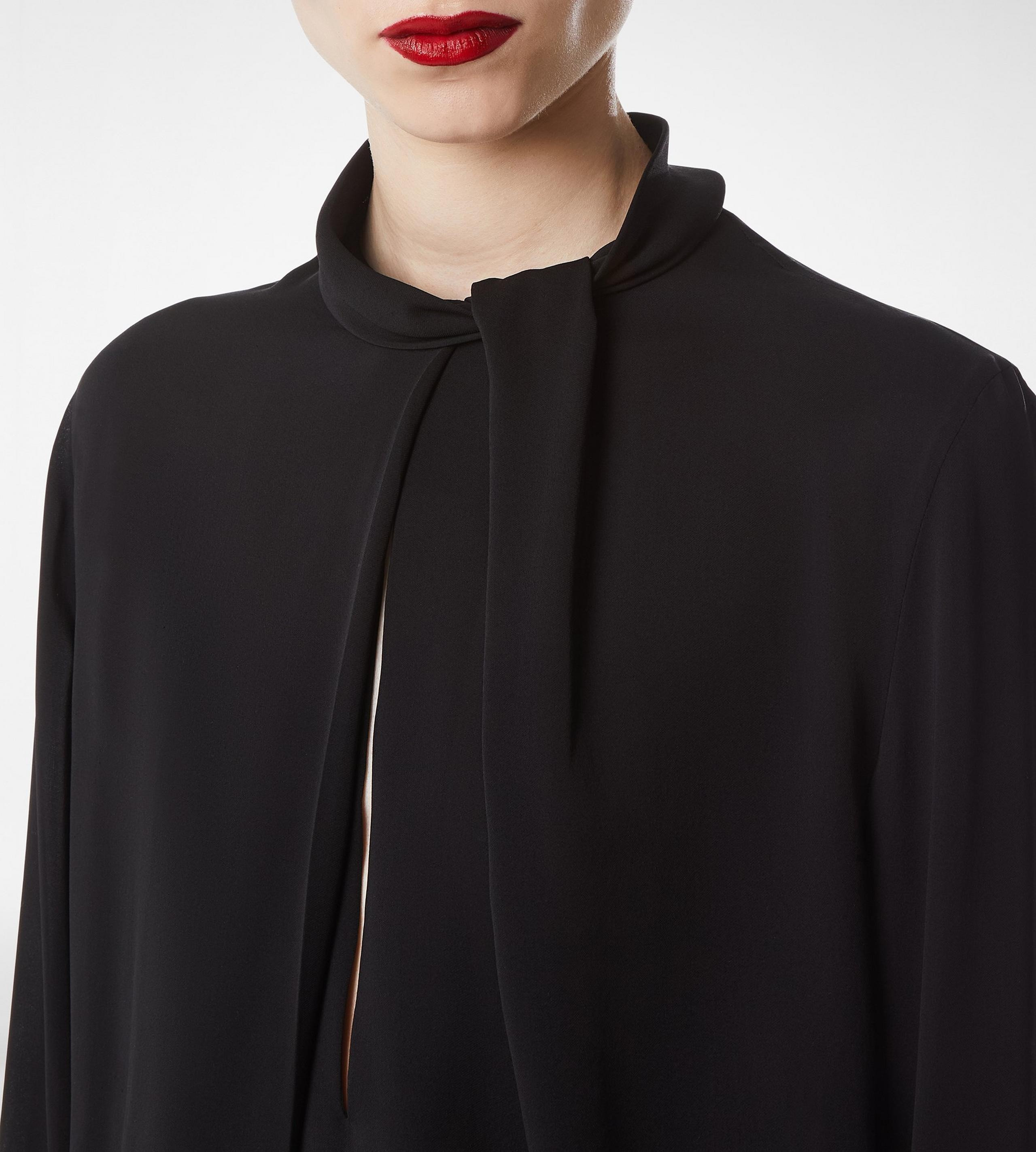 WASHED SILK GEORGETTE LONG SLEEVE BLOUSE - 2