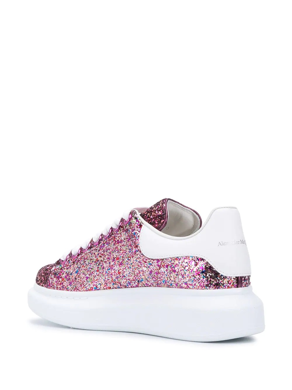 oversized metallic glittered sneakers - 3