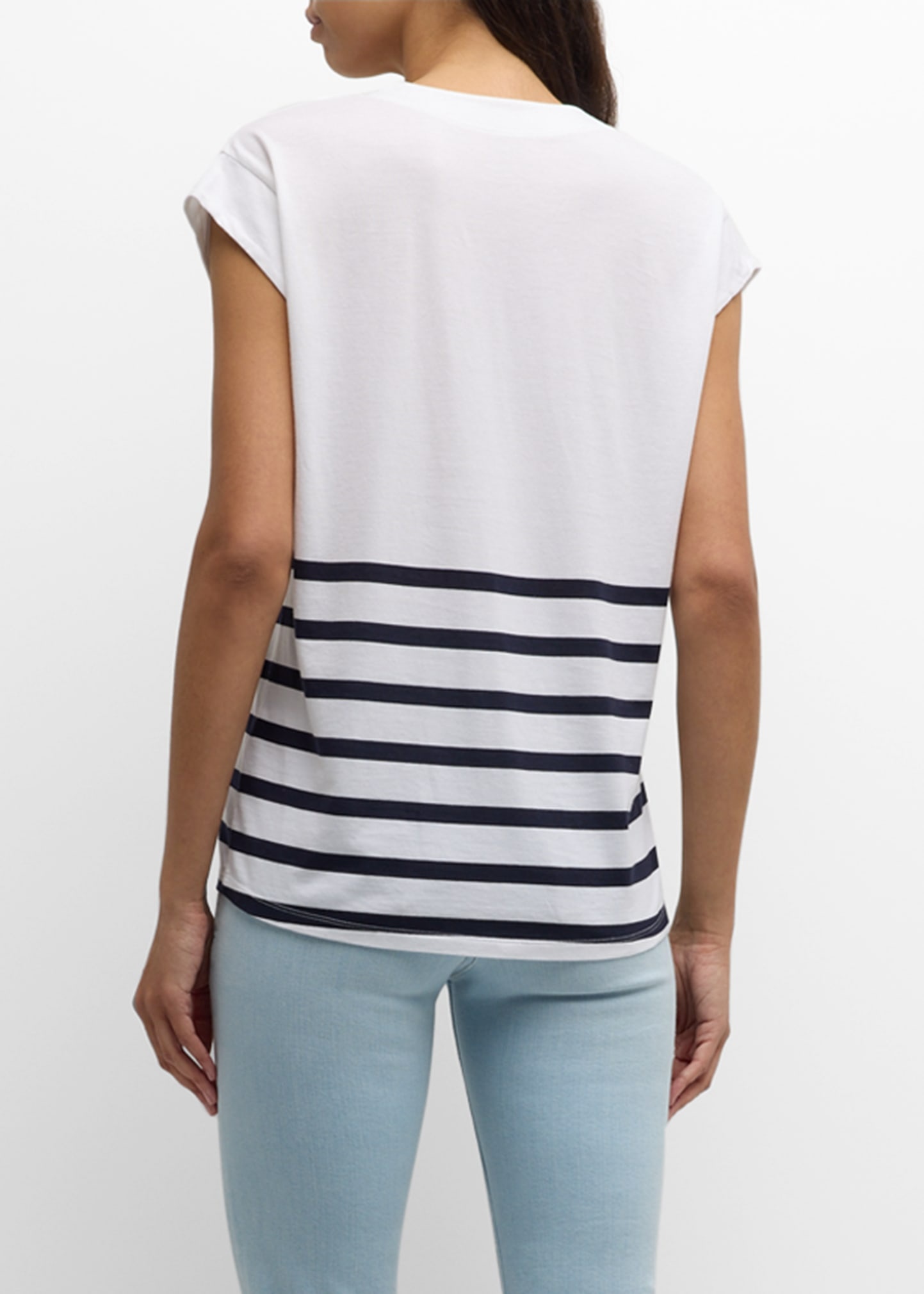 Le Mid Rise V-Neck Tee - 3