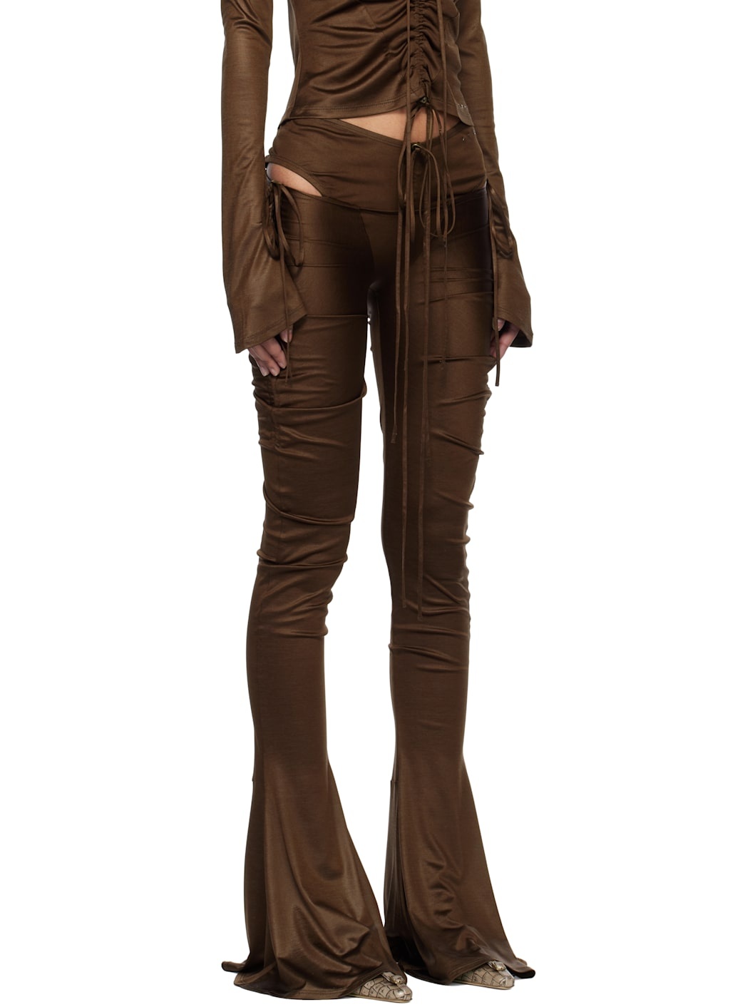 Brown Cu Trousers - 2