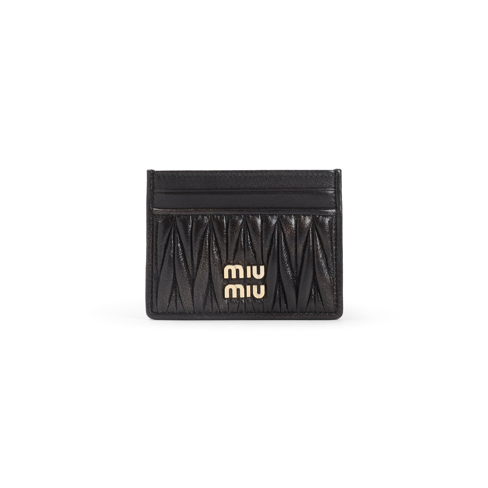 Miu Miu Lamb Leather Credit Card Case Women - 1
