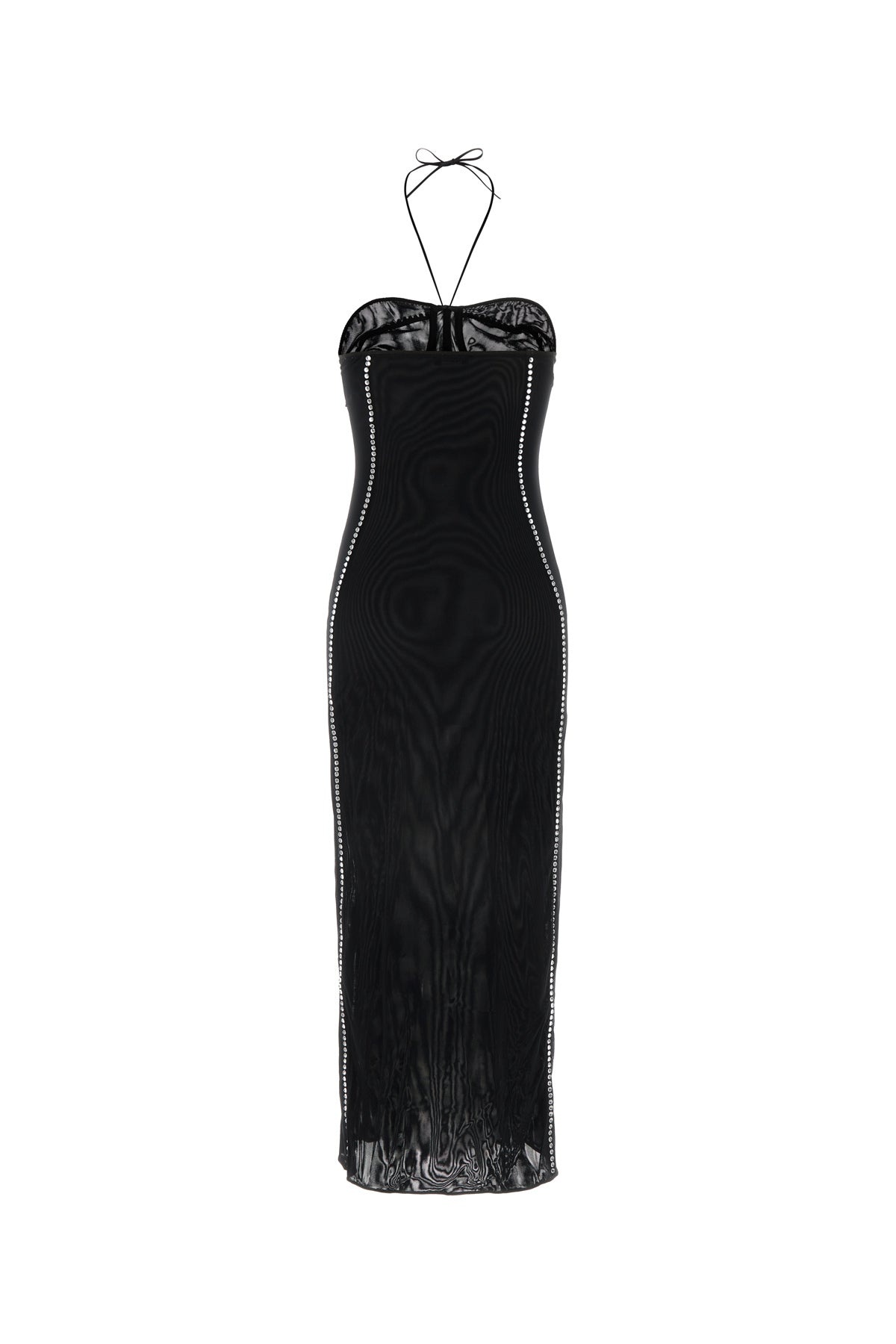 Black stretch tulle dress - 2
