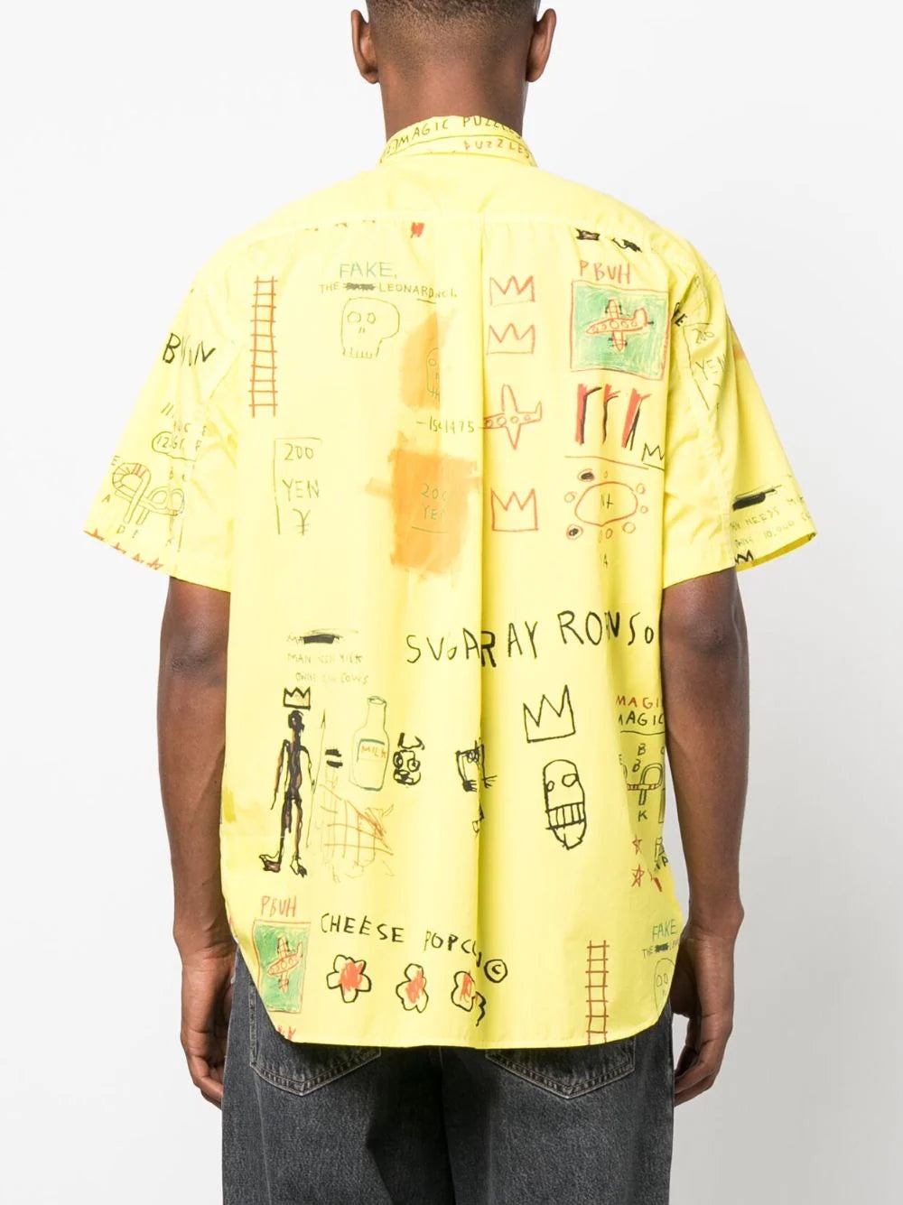 ILLUSTRATION-PRINT COTTON SHIRT - 4