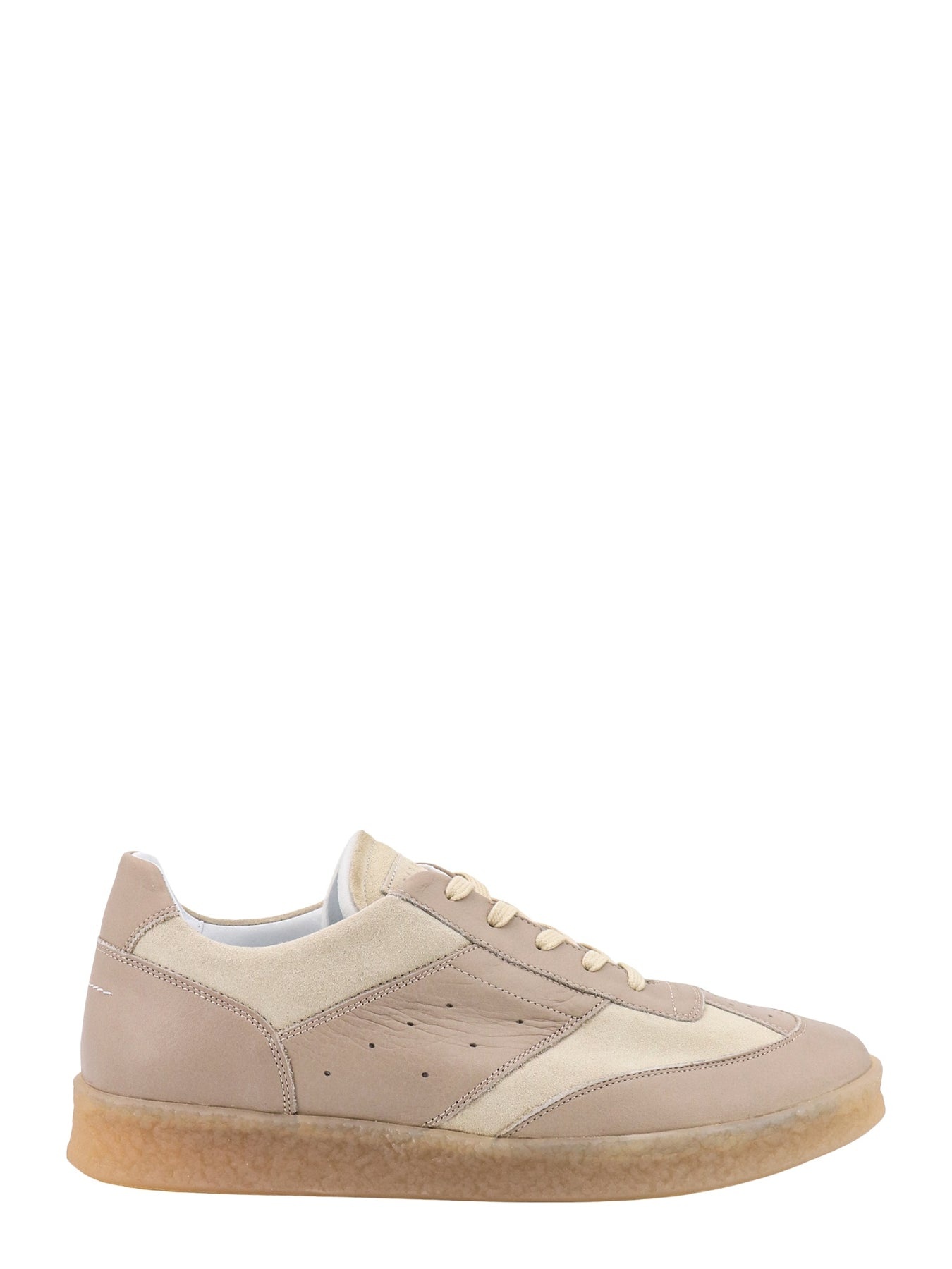 Leather sneakers with suede inserts - 1