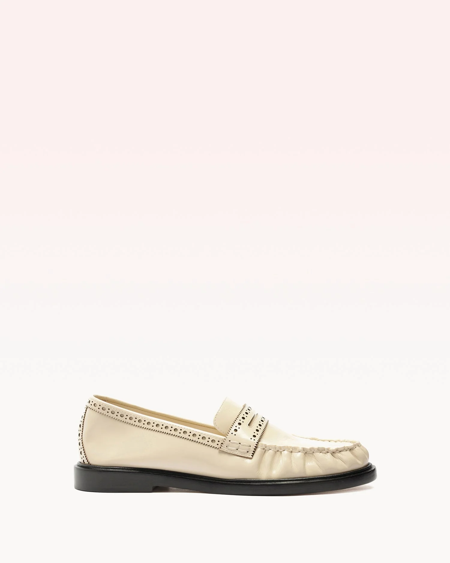 SOFT LOAFER BROGUE EGGSHELL - 1