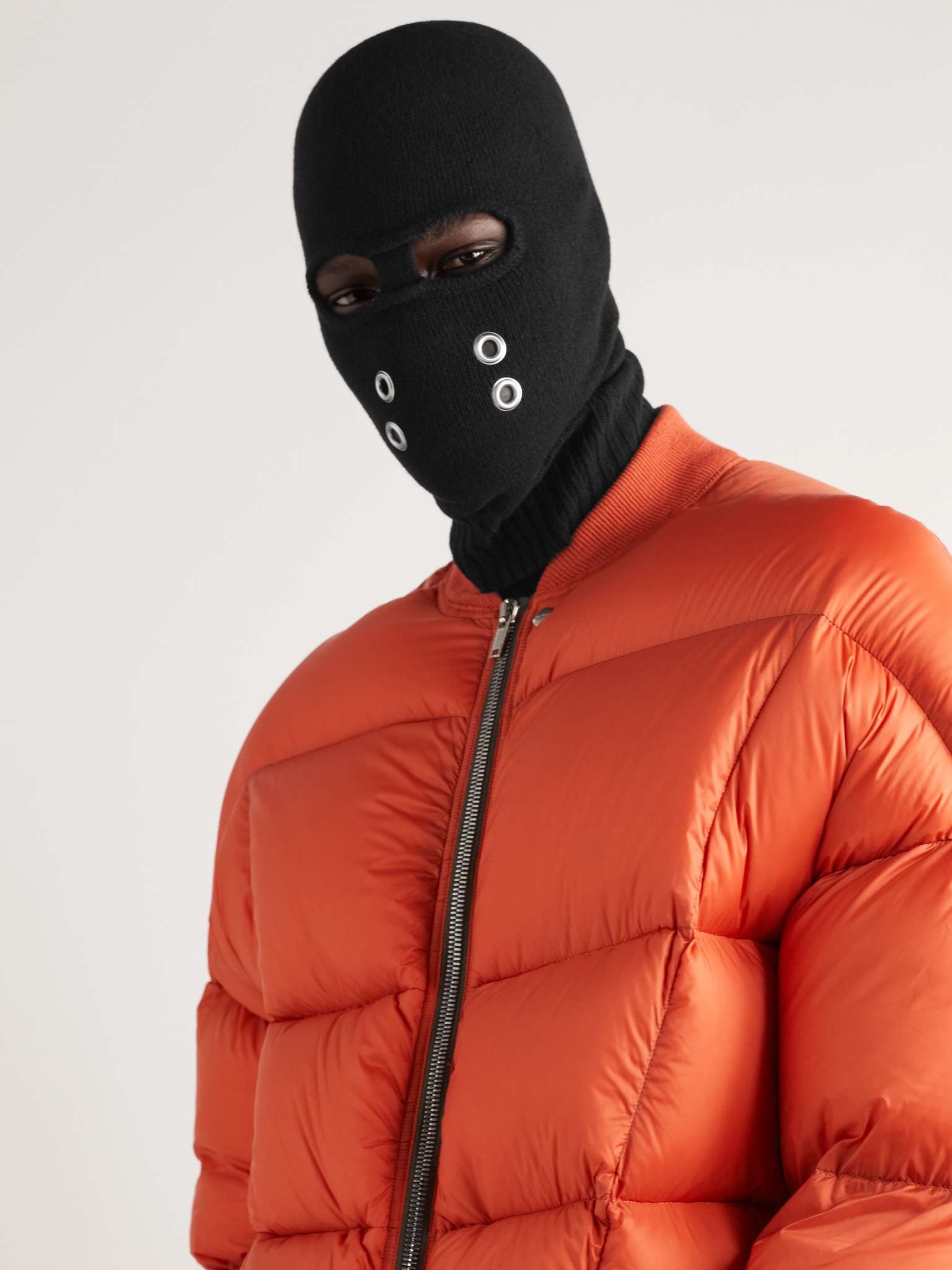 Studded Cashmere and Wool Balaclava - 2