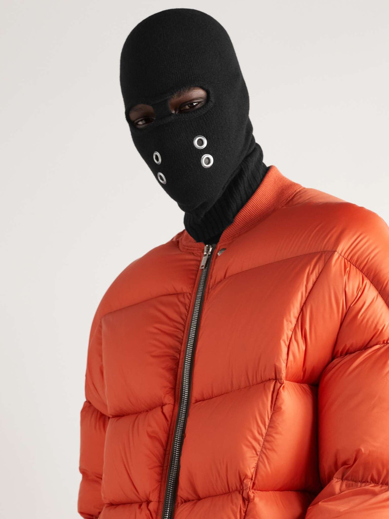 Rick Owens Studded Cashmere and Wool Balaclava outlook