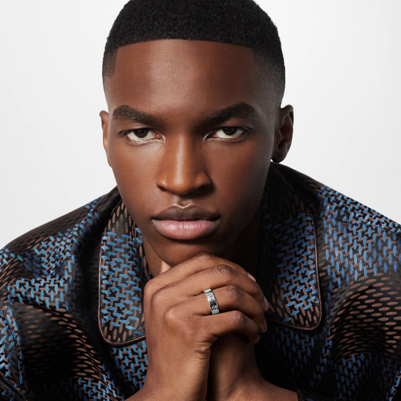 LV Mosaic Thin Ring 4