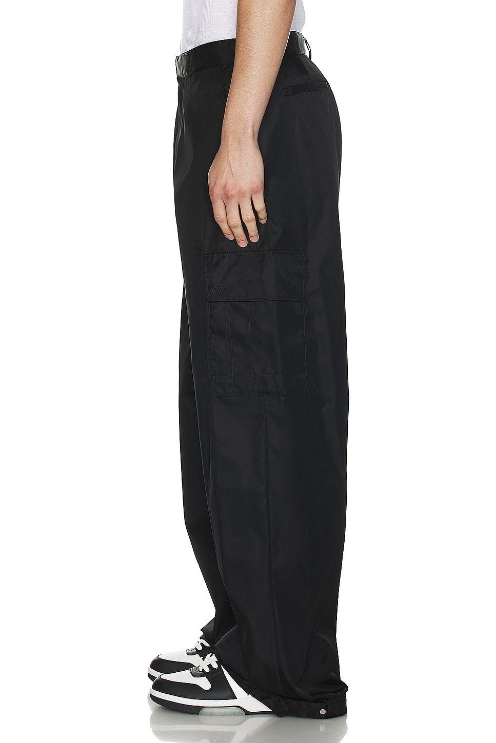 Emb Nylon Cargo Pant - 6