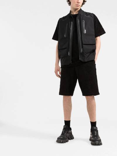 Ambush monogram towelling-finish track shorts outlook