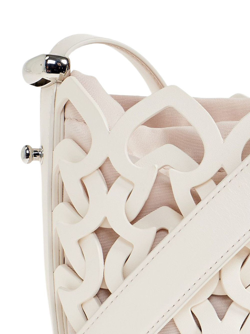 mini Halo leather bucket bag 6
