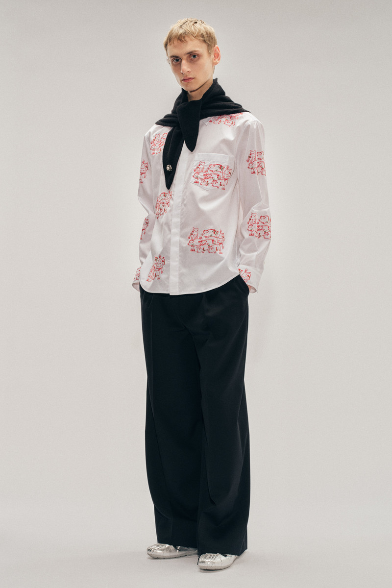 Simone Rocha Classic Concealed Button Shirt outlook