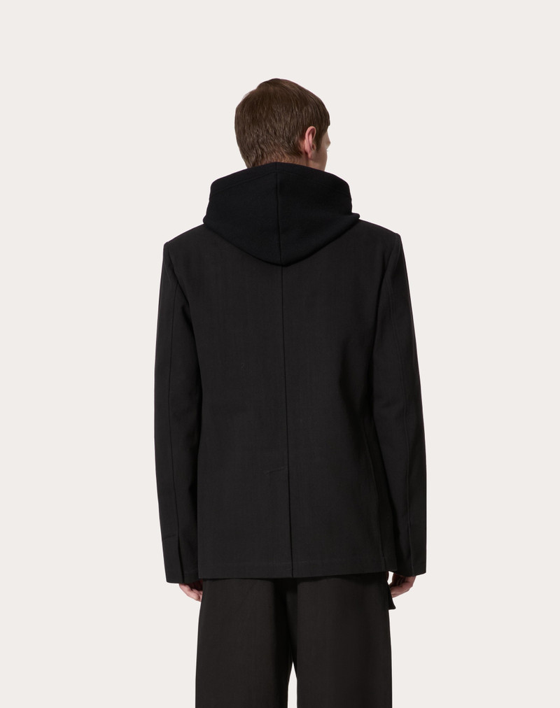 SINGLE-BREASTED COTTON CANVAS JACKET 4