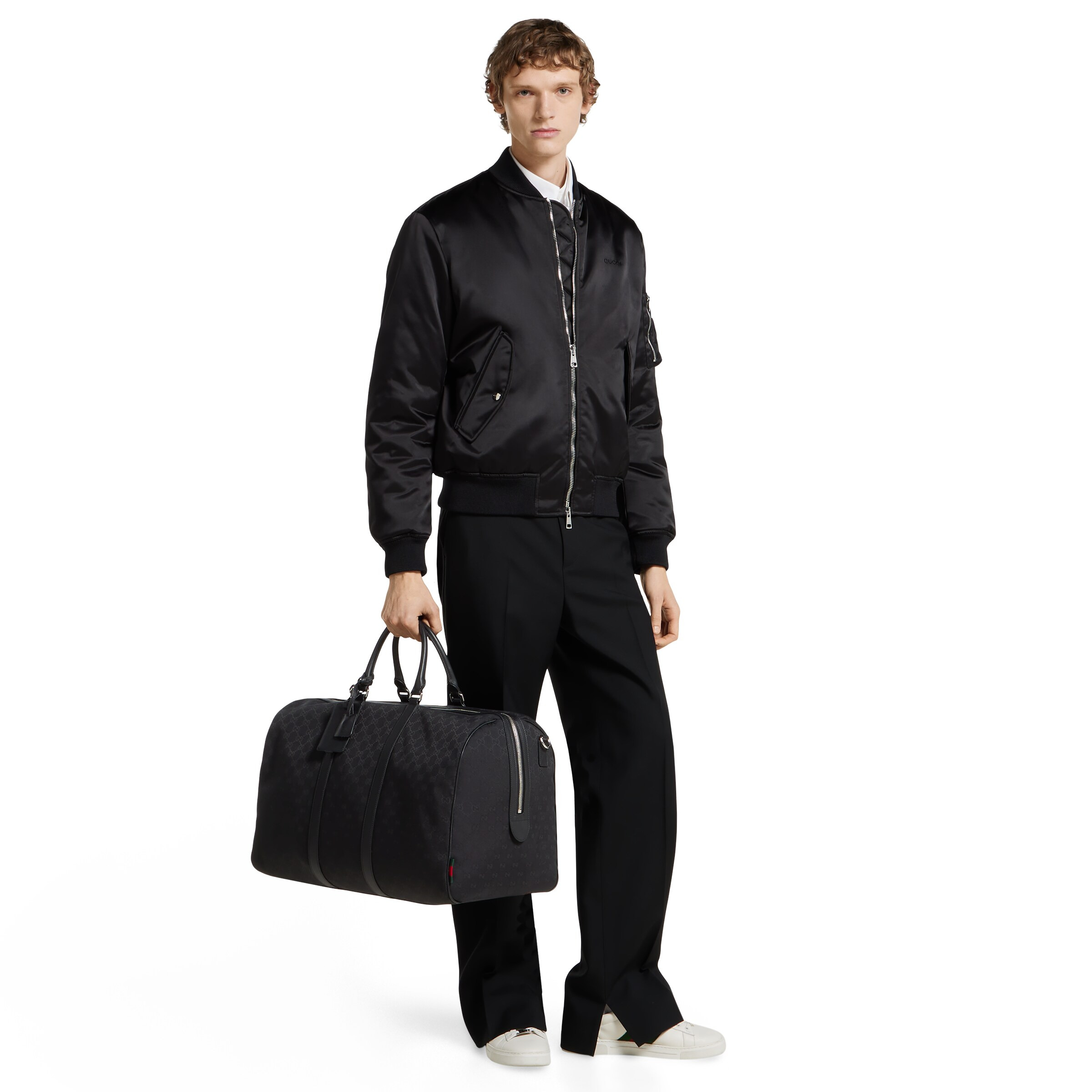 GG canvas large duffle bag - 3