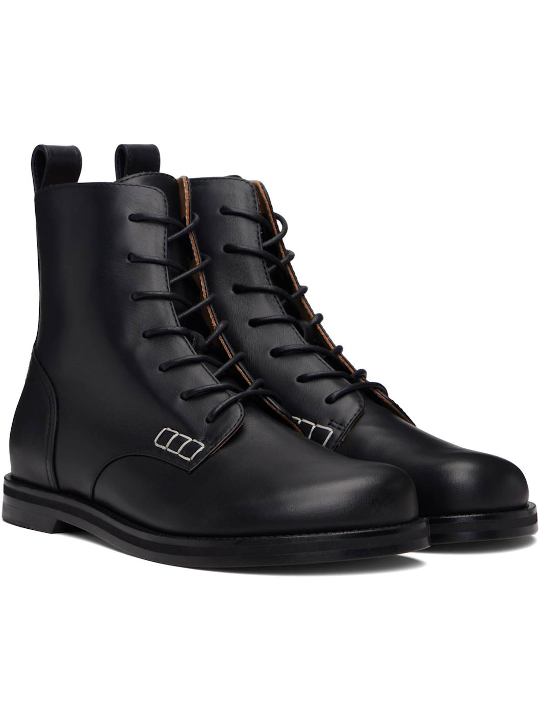 Black Loafer Boots - 4