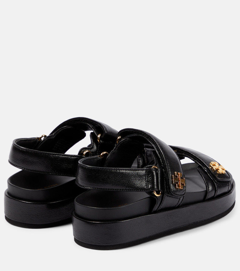 TORY BURCH Kira leather platform sandals outlook