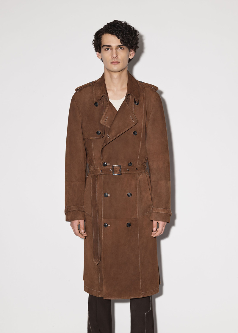 AMIRI SUEDE TRENCH COAT 2