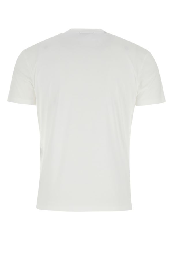 White lyocell blend t-shirt - 2