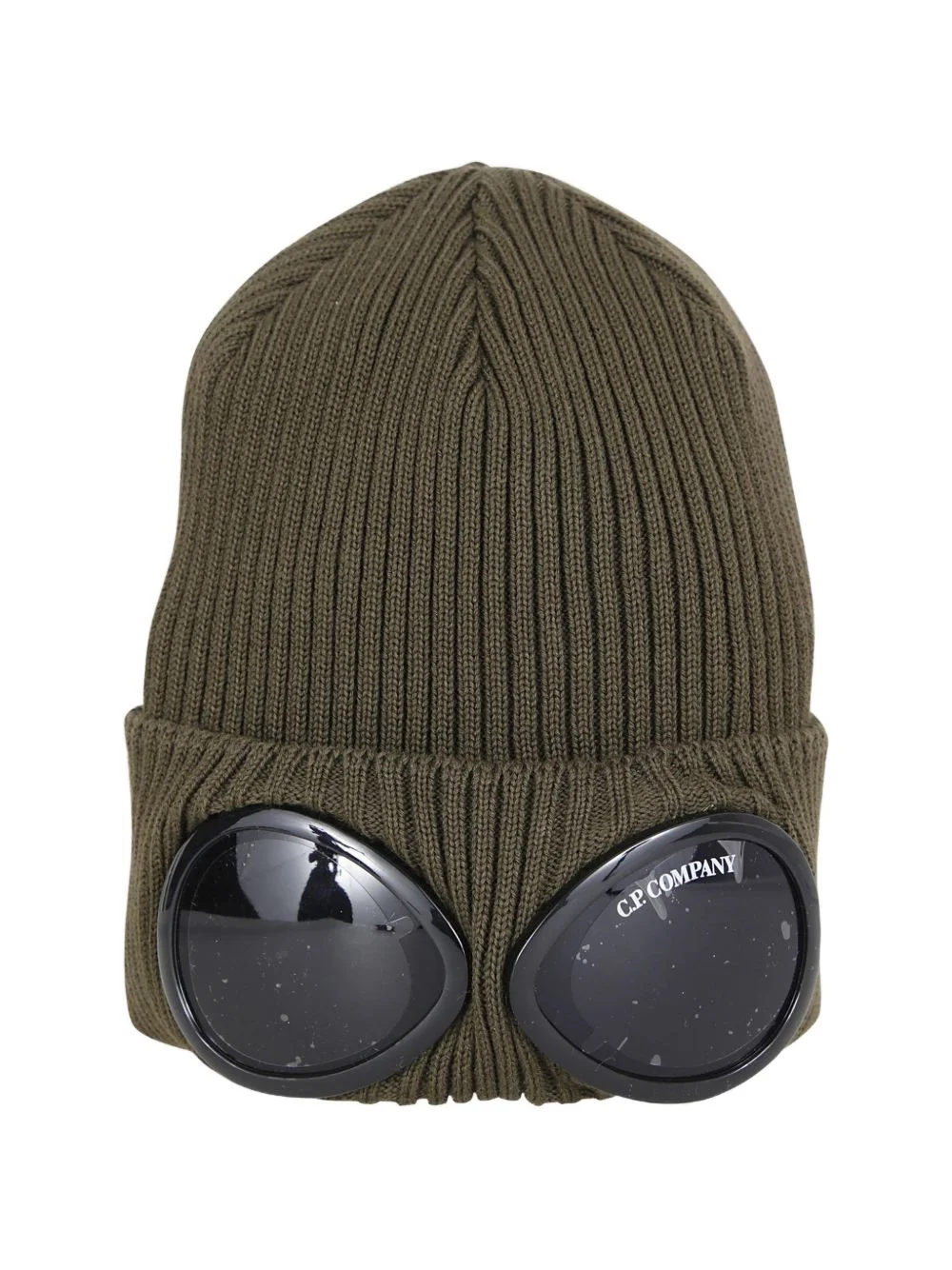 Goggle rib-knit beanie - 1