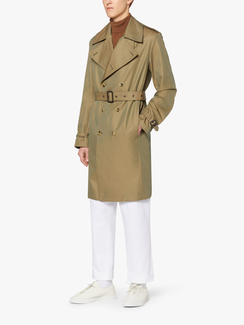 ST ANDREWS KHAKI GABARDINE COTTON TRENCH COAT | GMC-101 4