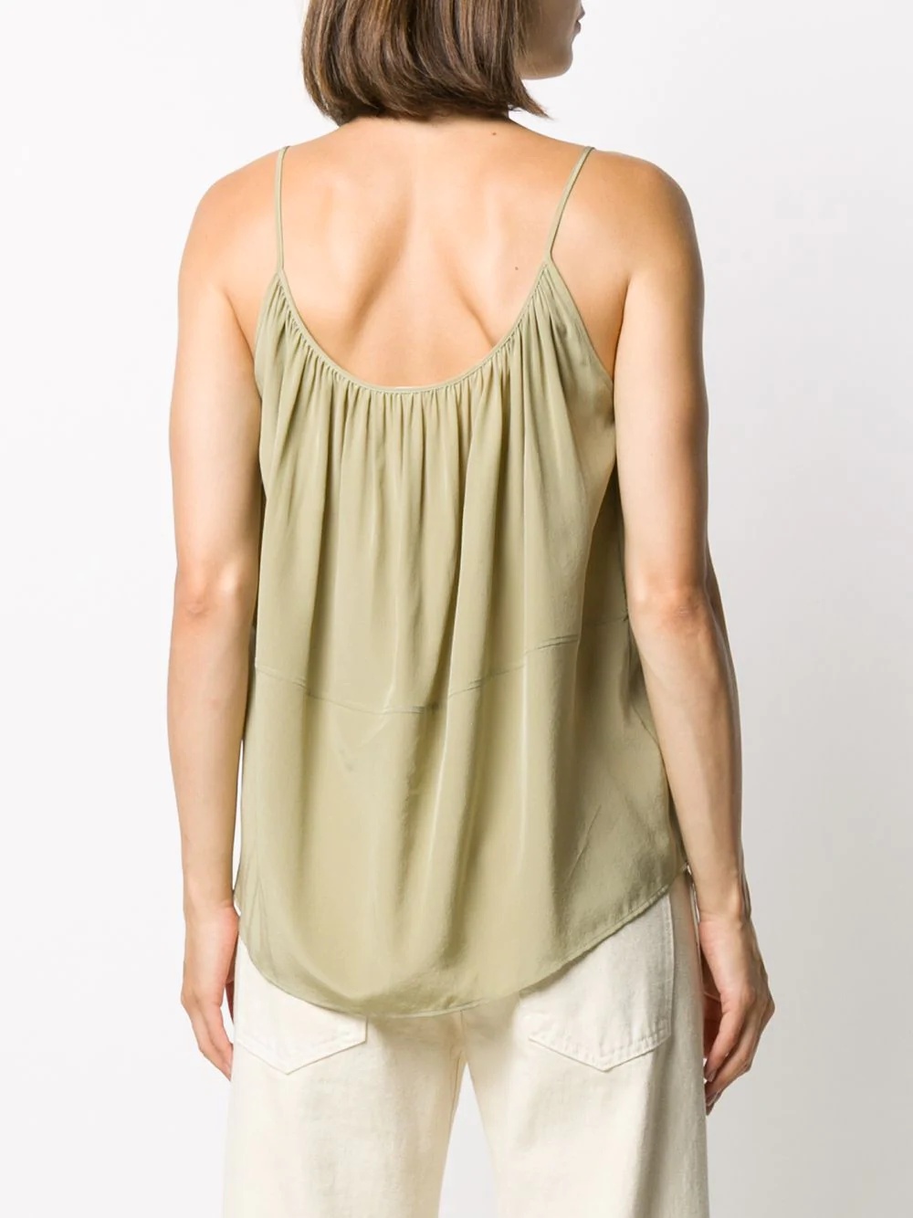 pleated silk camisole - 4