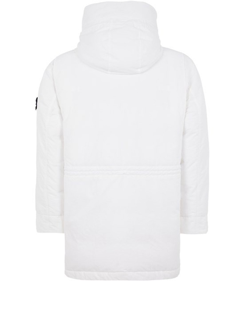 Stone Island 70821 OPAQUE NYLON TWILL DOWN WHITE outlook