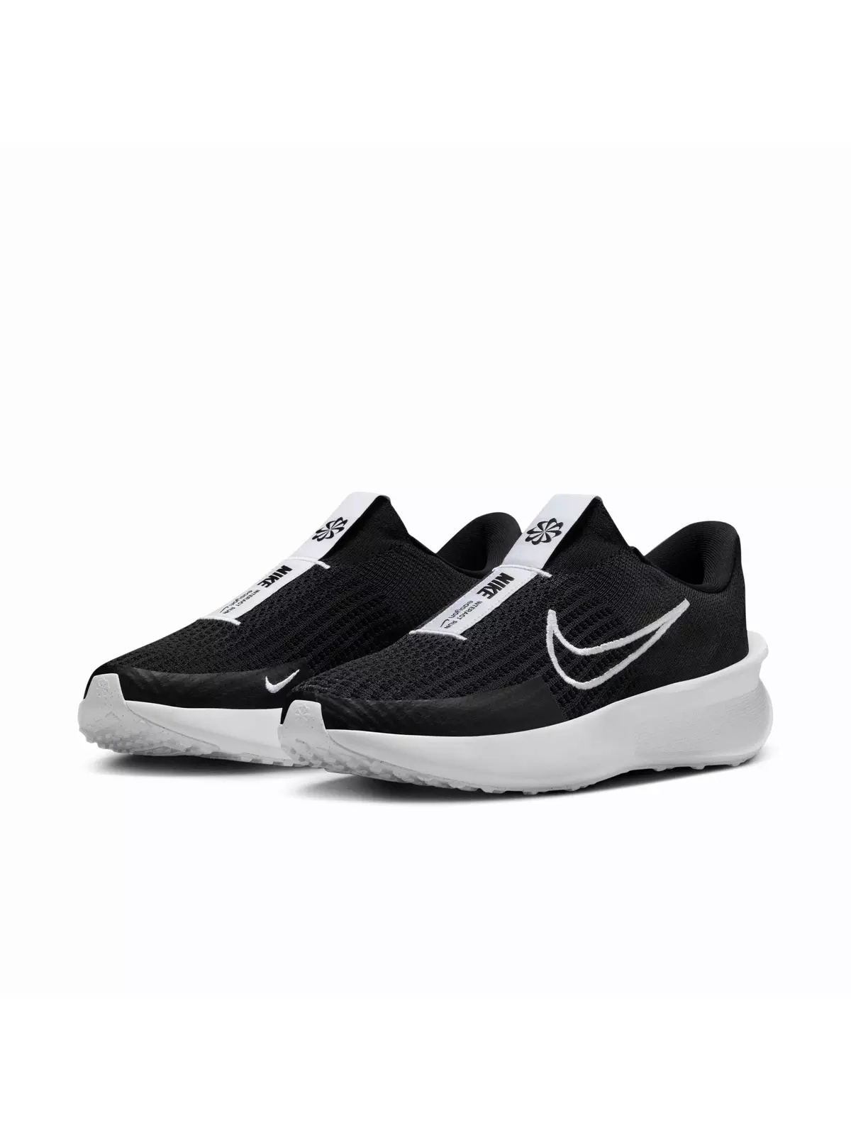 Interact Run EasyOn "Black/Black/White" Men's Running Shoe - 3