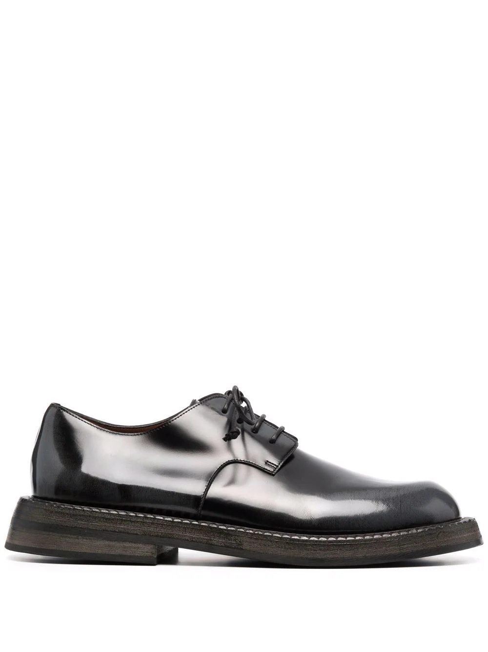 derby leather shoes - 1