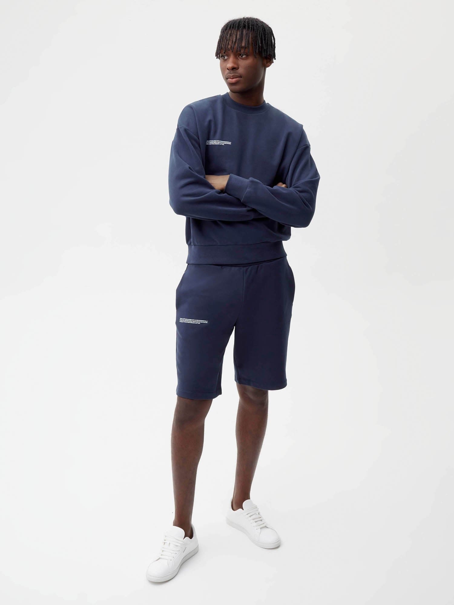 Mens 365 Midweight Long Shorts - Navy Blue - 3