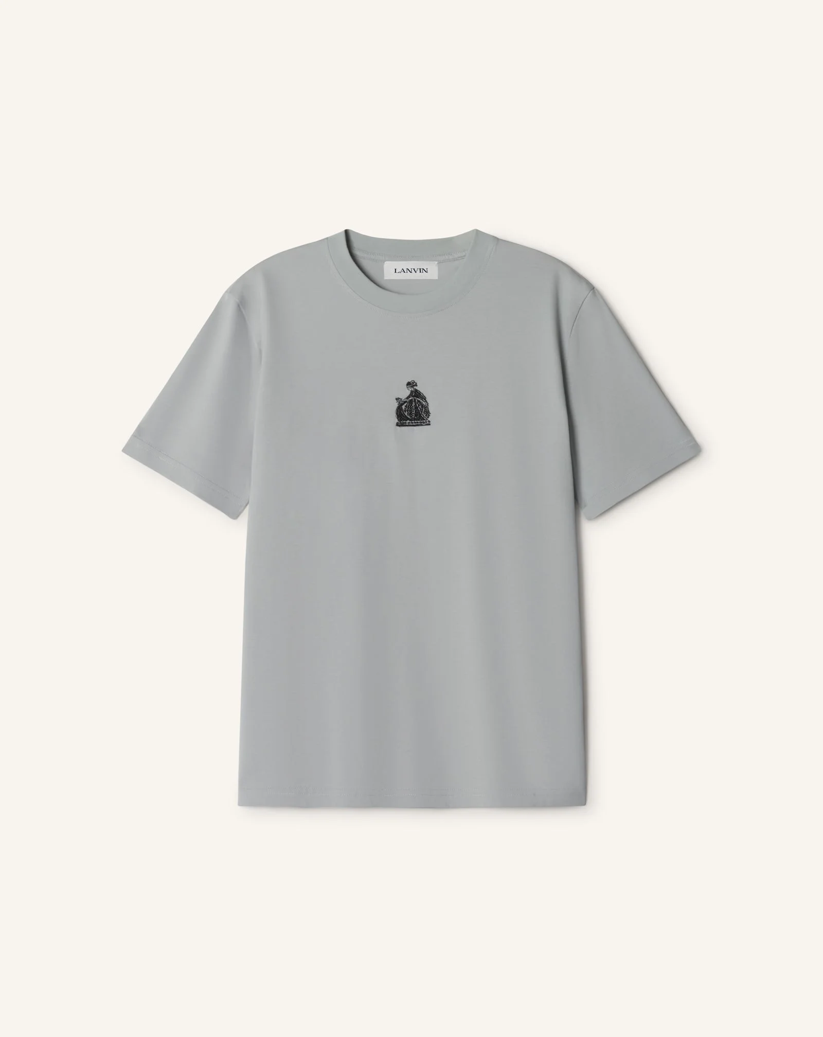 MOTHER AND DAUGHTER EMBROIDERED COTTON JERSEY T-SHIRT - 1